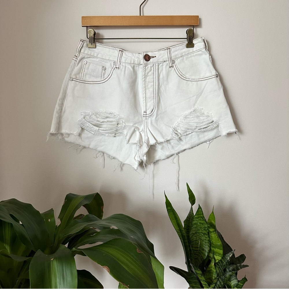 One teaspoon trucker midrise short